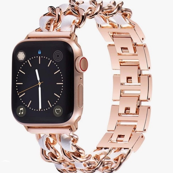 Chunky Chain Link Bracelet Watch Band For Apple Watch - Picture 2 of 11